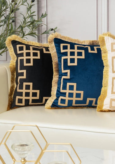 Luxury Cushion Covers Black | CoverMyCushion